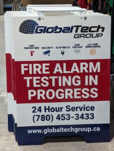 GlobalTech A-Frame Sign